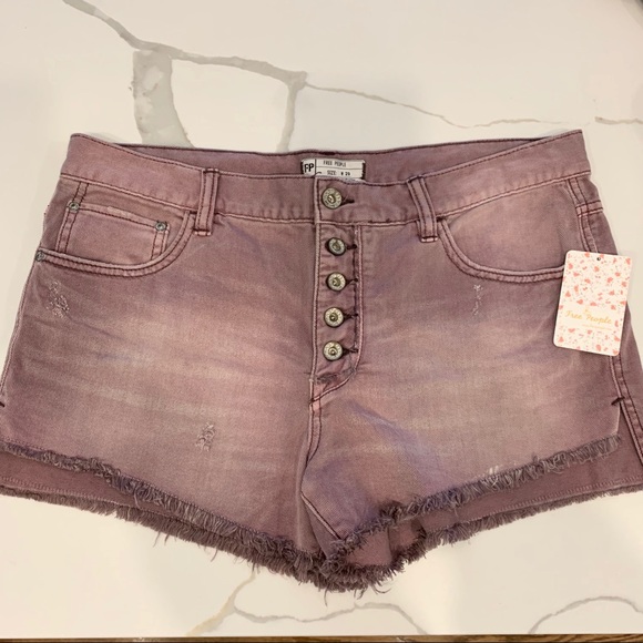Free People Pants - NWT Free People Runaway Slouch Cutoff Shorts